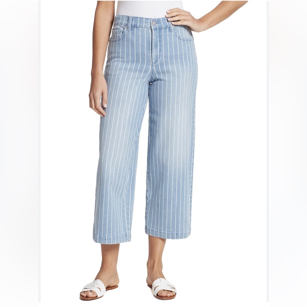Gloria Vanderbilt Amanda Wide Leg Crop. Size 8. NEW